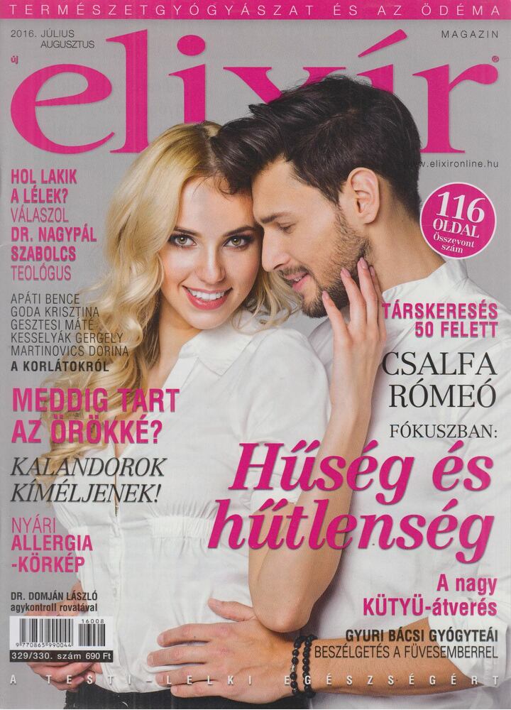 Dr. Nagy Róbert (főszerk.) - Elixír Magazin 2016. július-augusztus [antikvár]