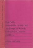 Oehler, Dolf - Pariser Bilder 1. (1830-1848) [antikvár]