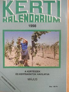 Dr. Koleva Roszica - Kerti kalendárium 1998. május [antikvár]
