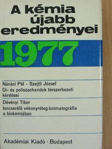Dévényi Tibor - A kémia újabb eredményei 37. [antikvár]