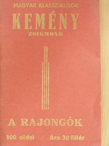 Báró Kemény Zsigmond - A rajongók [antikvár]