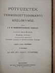 Bartus Adolf - Pótfüzetek a Természettudományi Közlönyhöz 1905-1906. (vegyes számok) (6 db) [antikvár]
