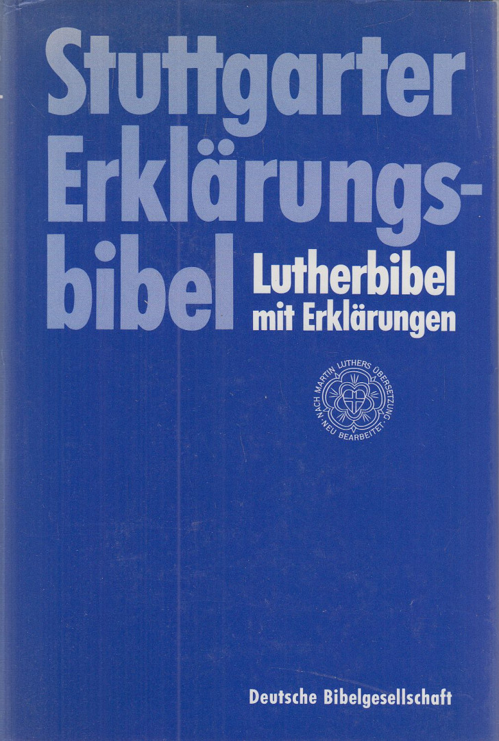 Luther, Martin - Stuttgarter Erklärungsbibel [antikvár]