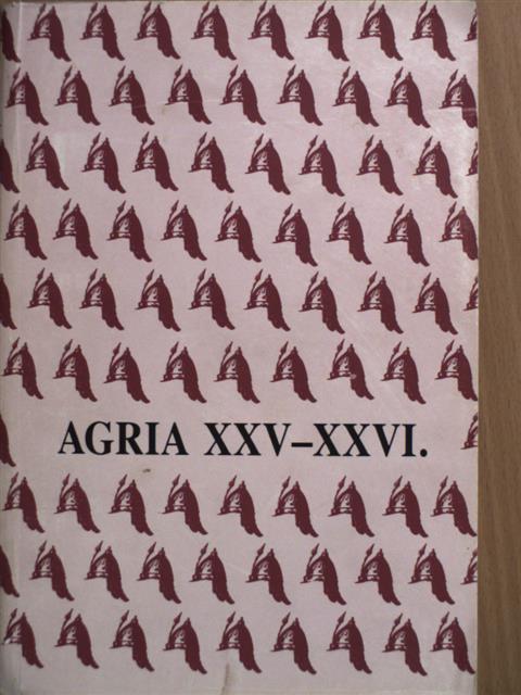 Bakó Ferenc - Agria XXV-XXVI. [antikvár]