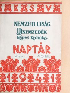 A Központi Sajtóvállalat naptára 1941. [antikvár]