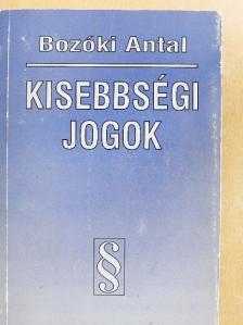 Bozóki Antal - Kisebbségi jogok [antikvár]