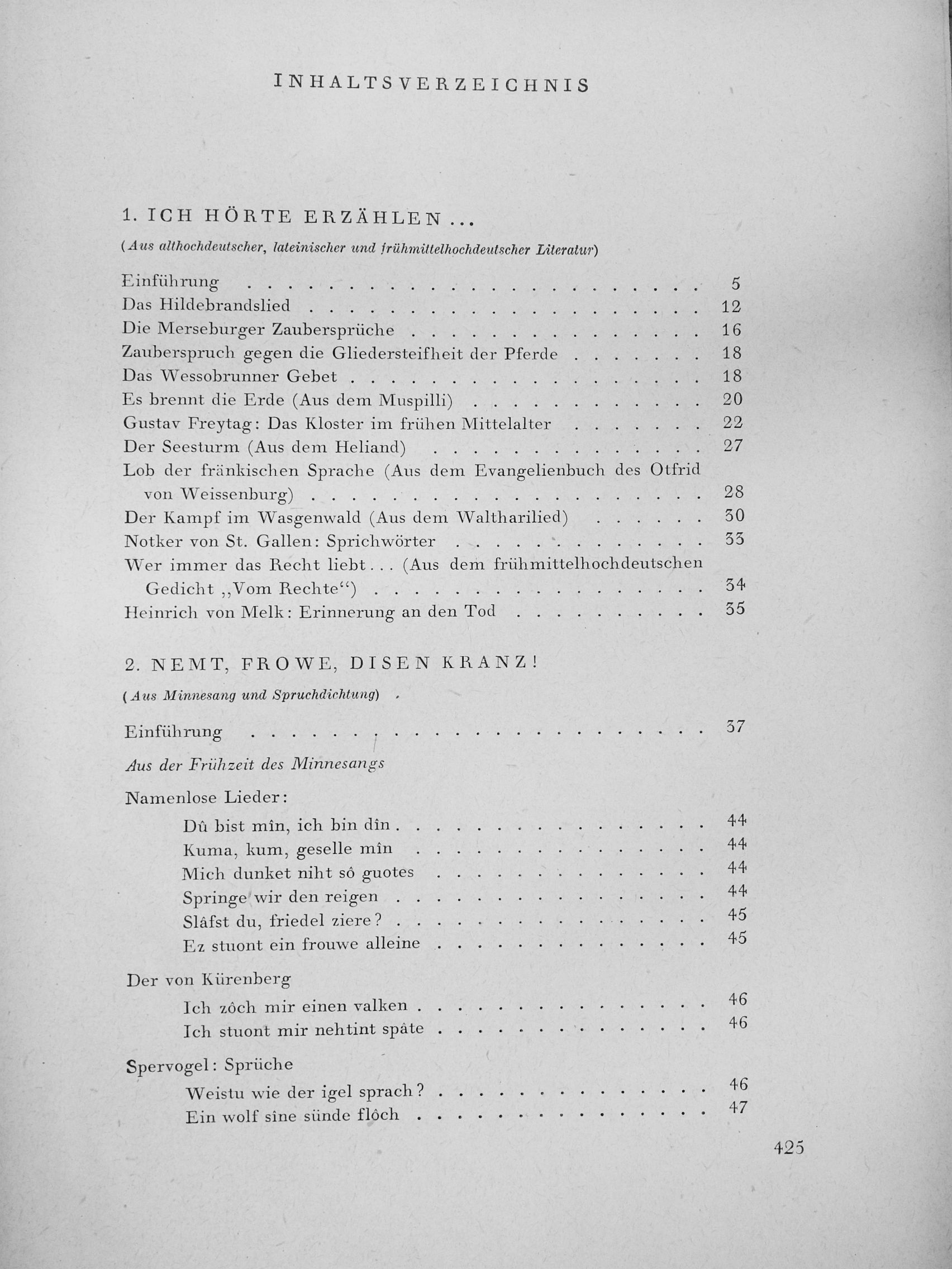 Heinrich von Morungen - Aus Deutscher Dichtung I. [antikvár]