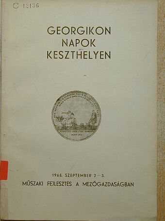 Dr. Almási Elemér - Georgikon napok Keszthelyen [antikvár]