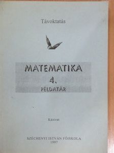 Matematika 4. Példatár [antikvár]