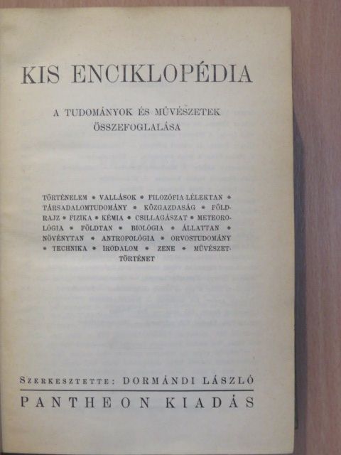 Gáspár Zoltán - Kis enciklopédia [antikvár]