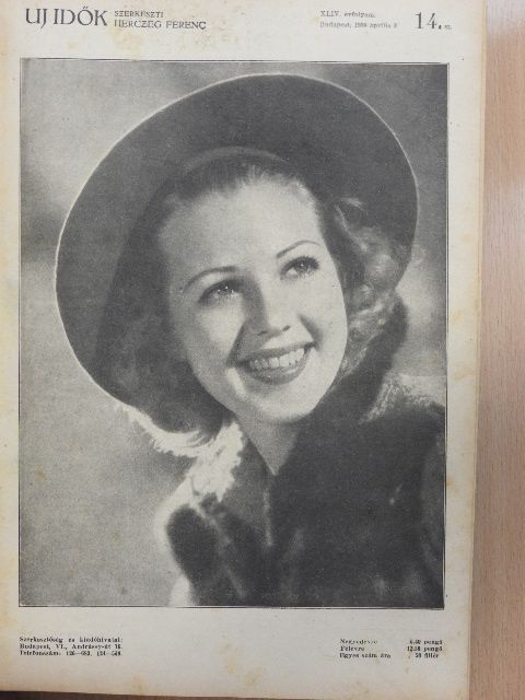 Hunyady Sándor - Uj Idők 1938. (nem teljes évfolyam) [antikvár]