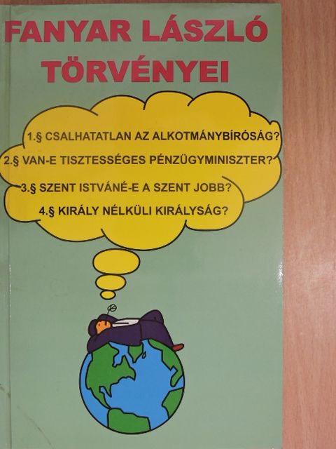 Fanyar László - Fanyar László törvényei (dedikált példány) [antikvár]