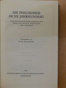 Abraham A. Fraenkel - Die Philosophie im XX. Jahrhundert [antikvár]