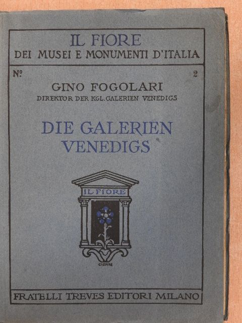 Die Galerien Venedigs [antikvár]