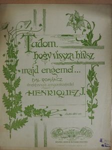 Henriquez J. - Tudom, hogy vissza hivsz majd engemet... [antikvár]