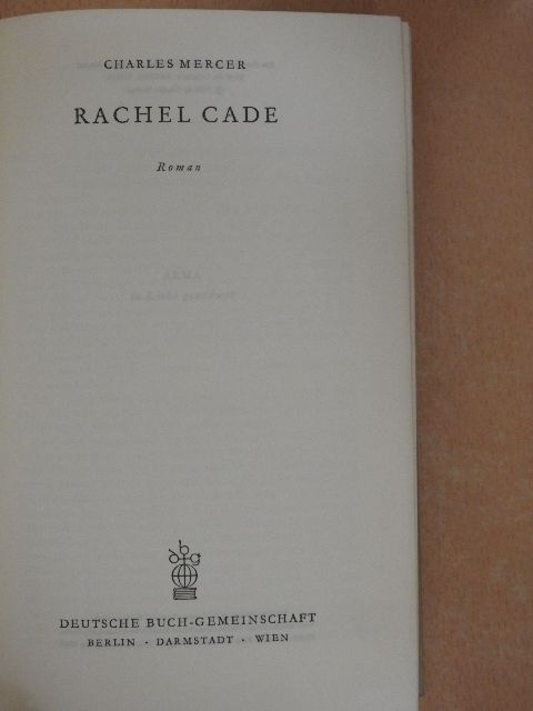 Charles Mercer - Rachel Cade [antikvár]