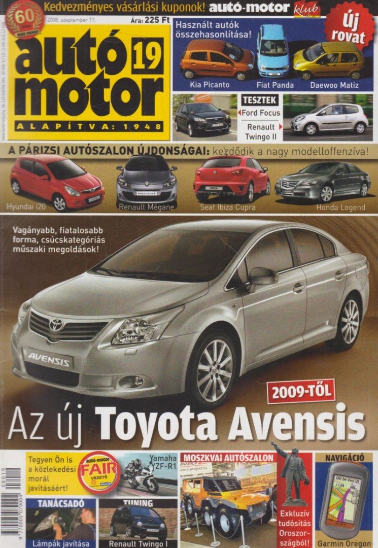 Szabó Róbert - Autó-Motor 2008. szeptember 17. [antikvár]