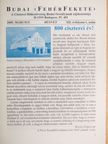 Brisits Frigyes - Budai FehérFekete 2005. március [antikvár]