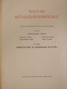 Bárányné Oberschall Magda - Magyar művelődéstörténet I. (rossz állapotú) [antikvár]