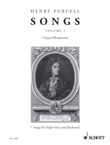 PURCELL, HENRY - SONGS VOLUME 1: 7 SONGS FOR HIGH VOICE AND KEYBOARD (TIPPETT/BERGMANN)