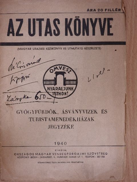 Dr. Kunszt János - Az utas könyve [antikvár]