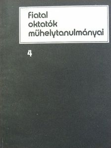 Bodnár Zoltán - Fiatal oktatók műhelytanulmányai 4. [antikvár]