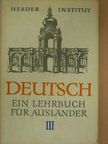 Hans Israel - Deutsch - Ein Lehrbuch für Ausländer III. [antikvár]