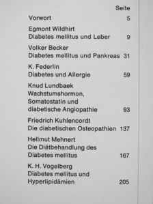 Egmont Wildhirt - Diabetes im Bild [antikvár]