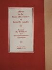 Barber B. Conable - Address to the Board of Governors [antikvár]