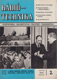 Stefanik Pál - Rádiótechnika 1976/2. február [antikvár]