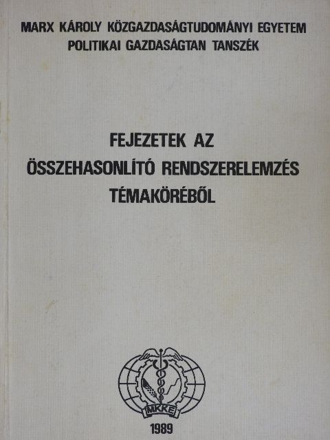 Bara Zoltán - Fejezetek az összehasonlító rendszerelemzés témaköréből [antikvár]