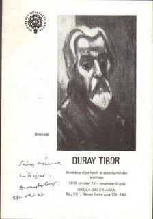 BALOGH ANDRÁS - Duray Tibor Munkácsy-díjas festő- és szobrászművész kiállítása (dedikált) [antikvár]