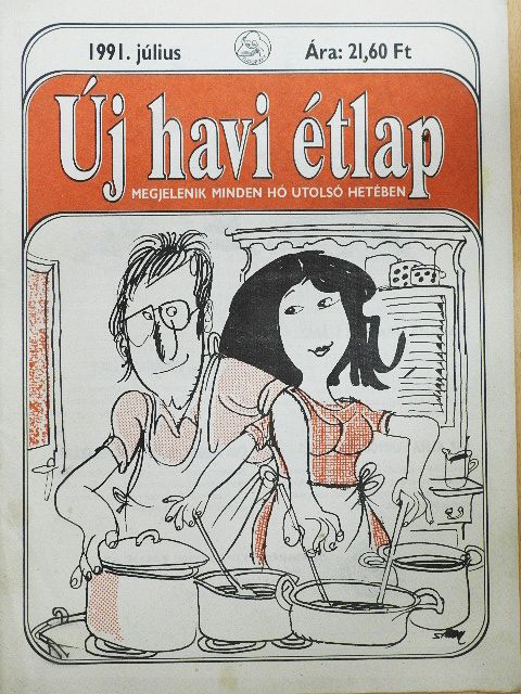 Új havi étlap 1991. július [antikvár]