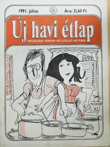Új havi étlap 1991. július [antikvár]