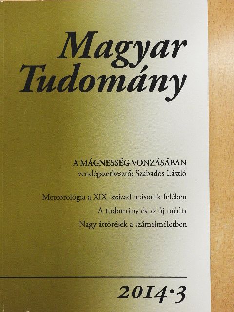 Hraskó Gábor - Magyar Tudomány 2014/3. [antikvár]