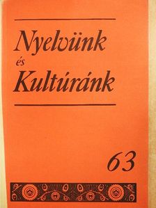 Adriányi Gábor - Nyelvünk és Kultúránk 63. [antikvár]
