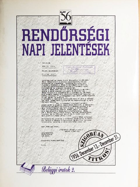 Kajári Erzsébet - Rendőrségi napi jelentések II. [antikvár]