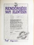 Kajári Erzsébet - Rendőrségi napi jelentések II. [antikvár]