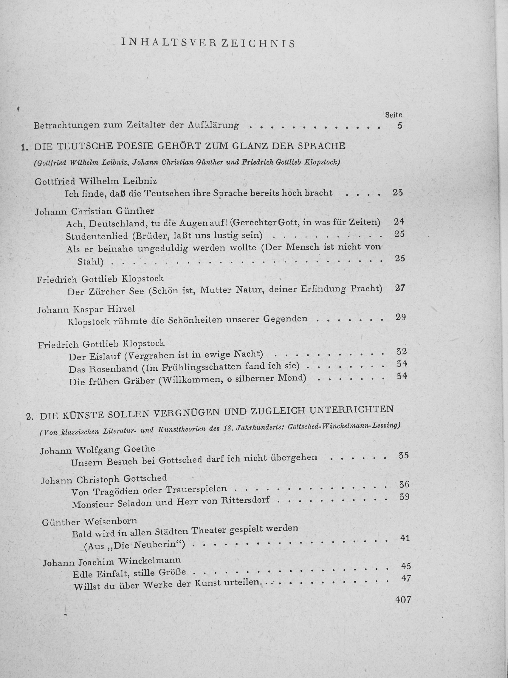Friedrich Gottlieb Klopstock - Aus Deutscher Dichtung II. [antikvár]