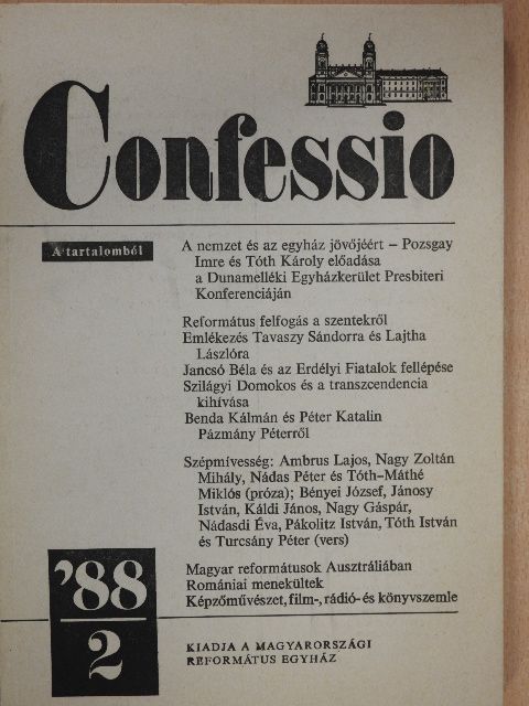 Alexa Károly - Confessio 1988/2. [antikvár]