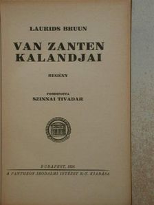 Laurids Bruun - Van Zanten kalandjai [antikvár]