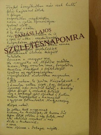 Alföldy Jenő - Születésnapomra [antikvár]