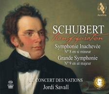 SCHUBERT - SYMPHONIE INACHEVÉE NO.8 & GRANDE SYMPHONIE NO.9 2CD JORDI SAVALL