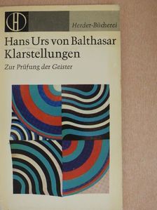 Hans Urs von Balthasar - Klarstellungen [antikvár]