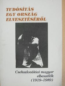 Ásgúthy Erzsébet - Tudósítás egy ország elvesztéséről [antikvár]