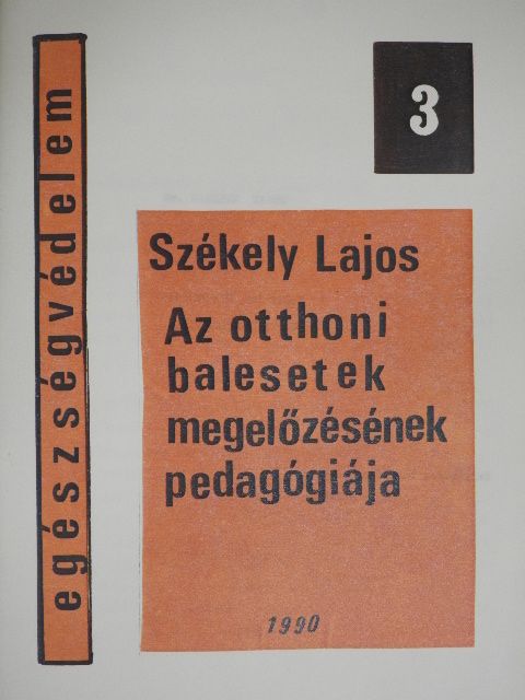 Székely Lajos - Az otthoni balesetek megelőzésének pedagógiája [antikvár]