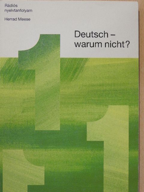 Herrad Meese - Deutsch - warum nicht? 1. [antikvár]
