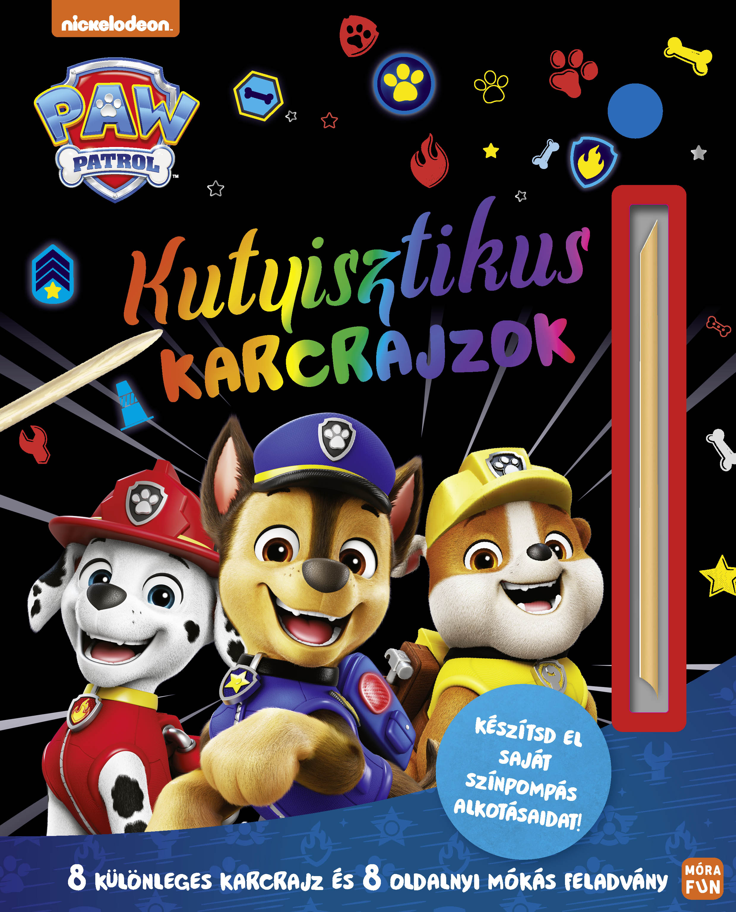Mancs őrjárat - Kutyisztikus karcrajzok - 8 különleges karcrajz és 8 oldalnyi mókás feladvány