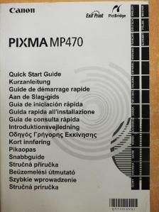 Canon Pixma MP470 - Quick Start Guide [antikvár]