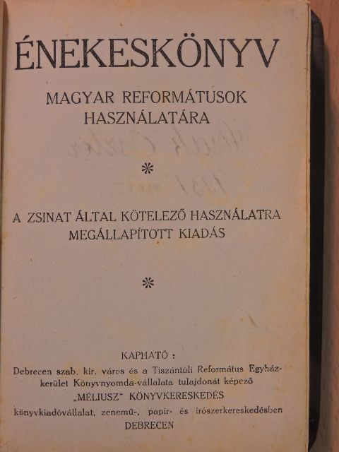 Énekeskönyv [antikvár]